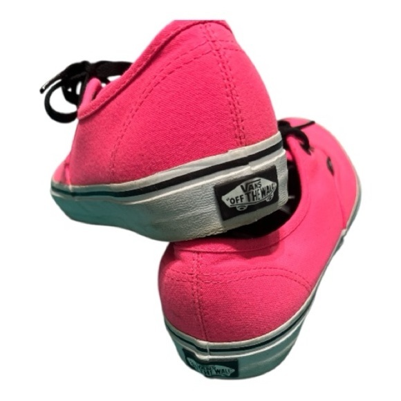 Vans, Vibrant Pink Lace-Up Sneakers - Picture 5 of 7